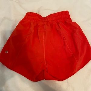 Red lulu shorts
